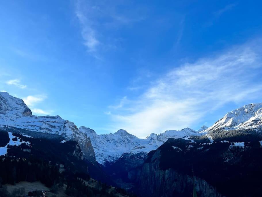 Wengen Apartment - Amazing Views, Centrally Located By Train Station Exterior photo