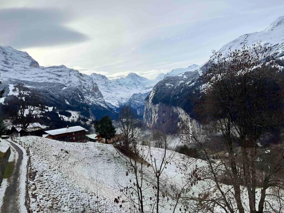 Wengen Apartment - Amazing Views, Centrally Located By Train Station Exterior photo